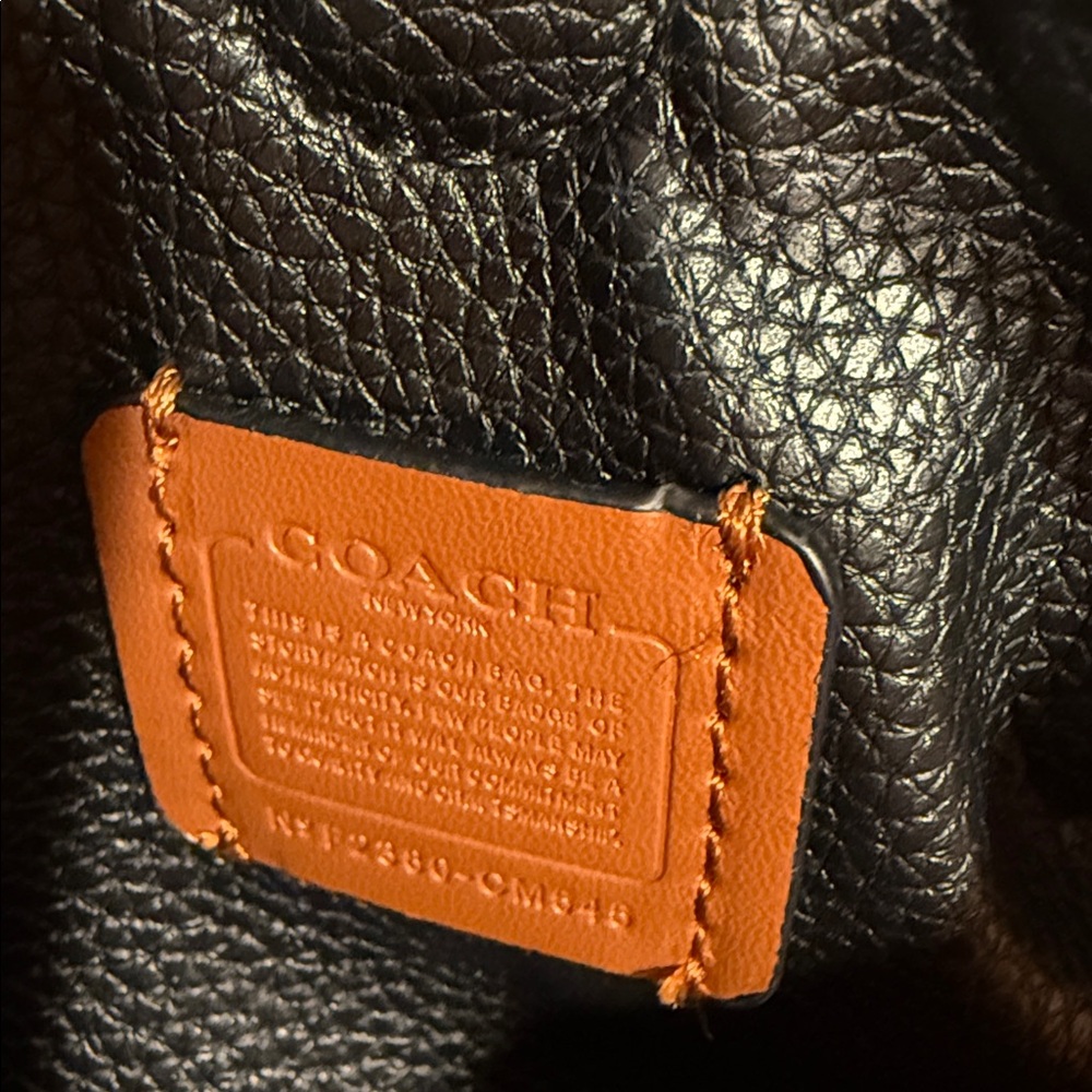 Coach 23 Lana Black Leather Handbag - Picture 10 of 10